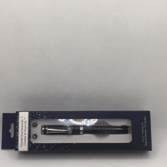 Crystals from Swarovski Pen & Earring Gift Set New - Picture 4 of 12